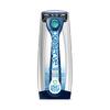 Recyklovateľný holiaci strojček Shave 5 (modrý)