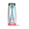 Recyklovateľný holiaci strojček Shave 5 (tyrkysový)