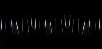 Vianočné LED svetlá padajúce v trubici ORAVA CL-300 W (biele)