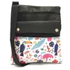 Dámska crossbody kabelka s obrázkom | Čierna / vtáci