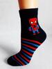 Bláznivé detské ponožky Spiderman | Veľkosť: 33-36 | Čierna