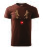 Pánske tričko Sob Rudolf | Veľkosť: S | Hnedá