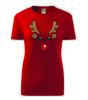 Dámske tričko Sob Rudolf | Veľkosť: XS | Červená
