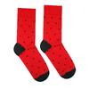 Veselé ponožky Hesty Socks (Gentleman červený) / klasický strih | Veľkosť: 35-38