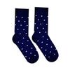 Veselé ponožky Hesty Socks (Gentleman tmavomodrý) / klasický strih | Veľkosť: 35-38