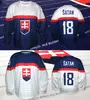 Hokejový dres s hymnou s vlastným menom a číslom Slovakia Replika