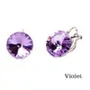 Dámske náušnice Swarovski Rivoli | Violet