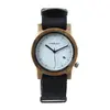Dámske drevené hodinky Woodwear Spectro Black | Čierna