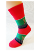Vianočné pánske ponožky | Veľkosť: 40 - 43 | Červená / sob