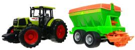 Traktor s vlečkou pre deti MODEL 10 (bledozelený)
