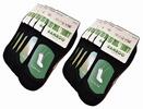 10 párov Pánske bambusové ponožky "ťapky" | Veľkosť: 39-42 | Čierna