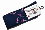 Pánske ponožky "Daily socks" | Veľkosť: 40-43 | Modrá / plameniak