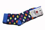Dámske ponožky "Daily socks" | Veľkosť: 37-40 | Modrá / guľky