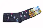 Detské ponožky "Daily socks" | Veľkosť: 29-32 | Šedá / fialové balóny