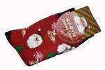 Pánske vianočné termo ponožky - Mikuláš | Veľkosť: 39-42 | Červená