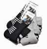4 páry Pánske bavlnené termo ponožky | Veľkosť: 40-44 | MIX: Čierna + sivá