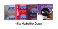45 ks Mix balíček kondómov Durex