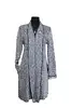Elegantný dámsky kardigan | Veľkosť: M/L | Modrá / biela