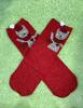 Dámske vianočné ponožky "MAČIČKA" | Veľkosť: 35-38