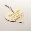 Dekoračná ceduľa na dvere "Mamine srdce je špeciálne miesto,..."