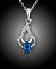 Elegantný náhrdelník „Blue Flame“