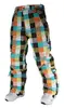 Zimné nohavice Meatfly La Muerte 11/12 – Checkers Blue/Orange C | Veľkosť: XL