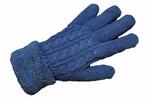 Pánské extra teplé vlnené rukavice | Modrá
