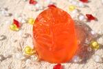 80 g Glycerínové mydielko s 3D motívom (pomaranč)