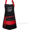 Zástera "I cook Fine because I drink WINE" | Čierna