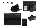 Dámska kožená peňaženka Cavaldi RD-03-CMN | Čierna