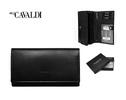 Dámska kožená peňaženka Cavaldi RD-08-CMN | Čierna