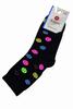 Dámske veselé ponožky "Daily socks" | Veľkosť: 37-40 | Čierna / smile