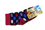 Detské ponožky "Daily socks" | Veľkosť: 25-28 | Červená / guľky
