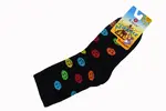 Detské ponožky "Daily socks" | Veľkosť: 33-36 | Čierna / smile