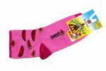 Detské veselé ponožky "Daily socks" | Veľkosť: 29-32 | Ružová / melón