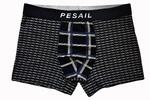 1 ks Pánske bavlnené boxerky Pesail | Veľkosť: M | Čierna