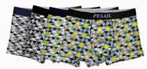 2 ks Pánske bavlnené boxerky s trojuholníkmi | Veľkosť: M | Mix farieb
