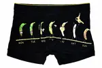 1 ks Crazy banana pánske bambusové boxerky | Veľkosť: M | Čierna