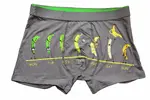1 ks Crazy banana pánske bambusové boxerky | Veľkosť: M | Sivá