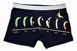 1 ks Crazy banana pánske bambusové boxerky | Veľkosť: M | Tmavo modrá