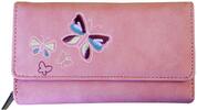 Dámska peňaženka JSPS 157 | Ružová / motýle