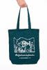 Bavlnená ekologická taška "Rybka" | Zelená