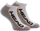 2 Páry členkových ponožiek unisex Head Sneaker G | Veľkosť: 35-38 | Biela / sivá