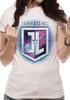 Dámske tričko Justice League logo | Veľkosť: S | Biela