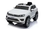 Elektrické autíčko VW Touareg s diaľkovým ovládaním (biele)