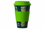 400 ml Znovupoužiteľný ekologický termohrnček | Tea Time Green