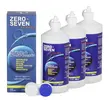 3 x 500 ml Roztok na kontaktné šošovky Zero-seven