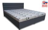 Čalúnená posteľ Nikola s polyuretánovým matracom / šírka 160 cm/ poťah látka