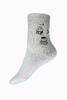 1 pár Dámske bavlnené ponožky - Caffe | Veľkosť: 35-38 | Biela