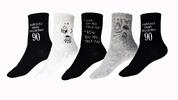 5 párov Dámske štýlové ponožky | Veľkosť: 35-38 | Mix farieb